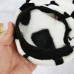 PANDA PANZOU Black & White Fleece Pet Clothing – Warm & Cozy Pet Apparel for Cold Weather – Ideal for Small Dogs & Cats