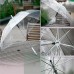 PANDA PANZOU Transparent Umbrella – Stylish Clear Dome Umbrella for Full Coverage – Ideal for Rainy Days and Visibility