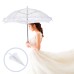 PANDA PANZOU White Lace Umbrella – Elegant Bridal Umbrella for Weddings – Vintage Lace Design, Perfect for Photoshoots & Celebrations